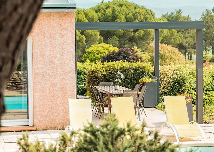 Au Jardin Des Gallinettes Location Piscine Privee Carcassonne וילה